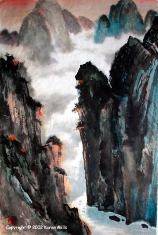 Chinese+landscape+watercolor